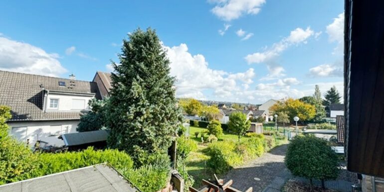 Aussicht vom Balkon